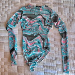 Marble Mesh Bodysuit